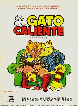 Cartel de El gato caliente